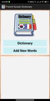 French Korean Dictionary plakat