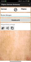 Filipino German Dictionary Ekran Görüntüsü 2