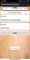 Korean German Dictionary capture d'écran 3