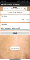 Persian German Dictionary capture d'écran 3