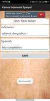 Kamus Indonesia Spanyol स्क्रीनशॉट 3