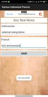 Indonesian French Dictionary capture d'écran 3