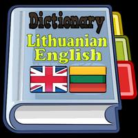 Poster Lithuanian English Dictionary