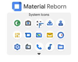 Material Reborn Icon Pack capture d'écran 2