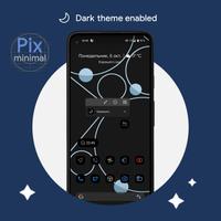 Pix-Minimal Black/White Icons تصوير الشاشة 1