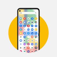 برنامه‌نما Pix-Pie Icon Pack عکس از صفحه