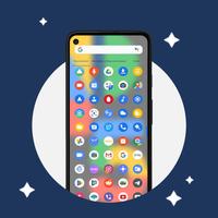 برنامه‌نما Pix-Pie Icon Pack عکس از صفحه