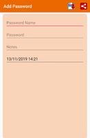 Password Registration capture d'écran 1