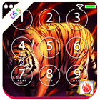Passcode Lock screen Tiger loc simgesi