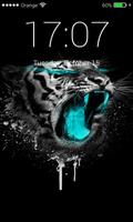 Passcode Lock screen Tiger loc Ekran Görüntüsü 1