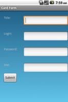Password Manager تصوير الشاشة 1