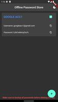 Offline Password Manager Note capture d'écran 1