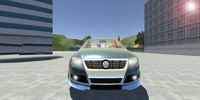 帕薩特B6漂移模擬器：賽車遊戲3D城市 截圖 1