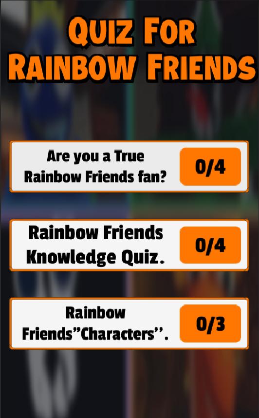 Which Rainbow Friend are you!! - Quiz