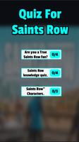 Quiz For Saints Row পোস্টার