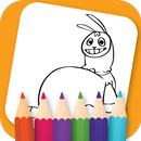 Hungry Lamu Coloring Book APK