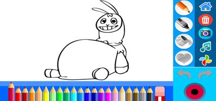 Hungry Lamu Coloring Book-poster