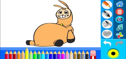 Hungry Lamu Coloring Book screenshot 1