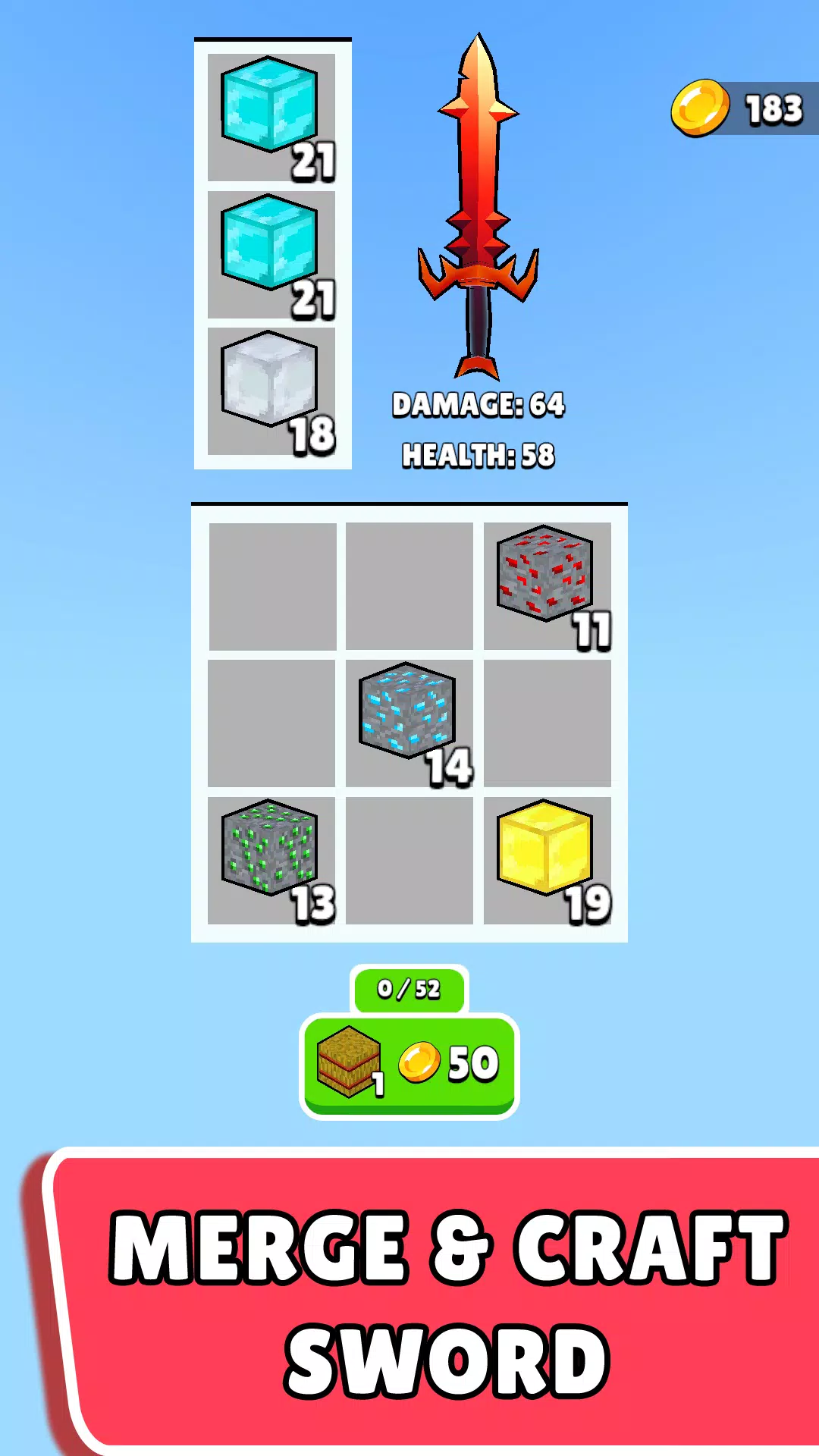 Craft Sword 3D: Monster Hunt