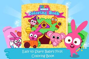 Purple Pink Coloring Book постер