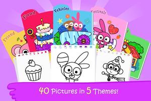 Purple Pink Coloring Book скриншот 1