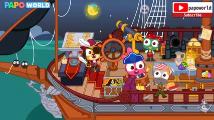 泡泡小鎮：海盜大冒險-解謎劇情公主遊戲 XAPK 下載