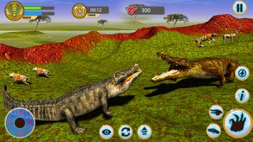 Wild Crocodile Game Simulator اسکرین شاٹ 2