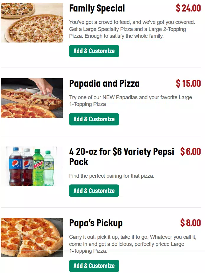Papa Johns Pizza Coupons & 100's of free games APK Download 2023