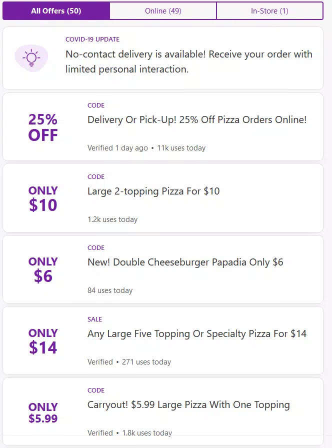 Papa Johns Pizza Coupons & 100's of free games APK Download 2023