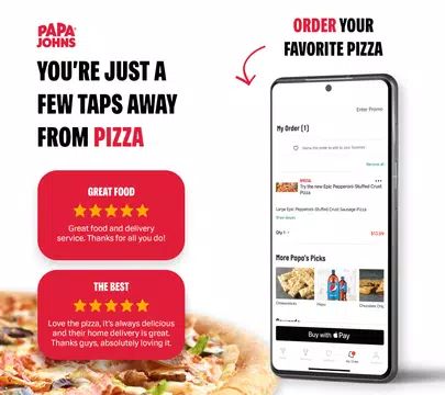 Screenshot 1 for Papa Johns Pizza & Delivery