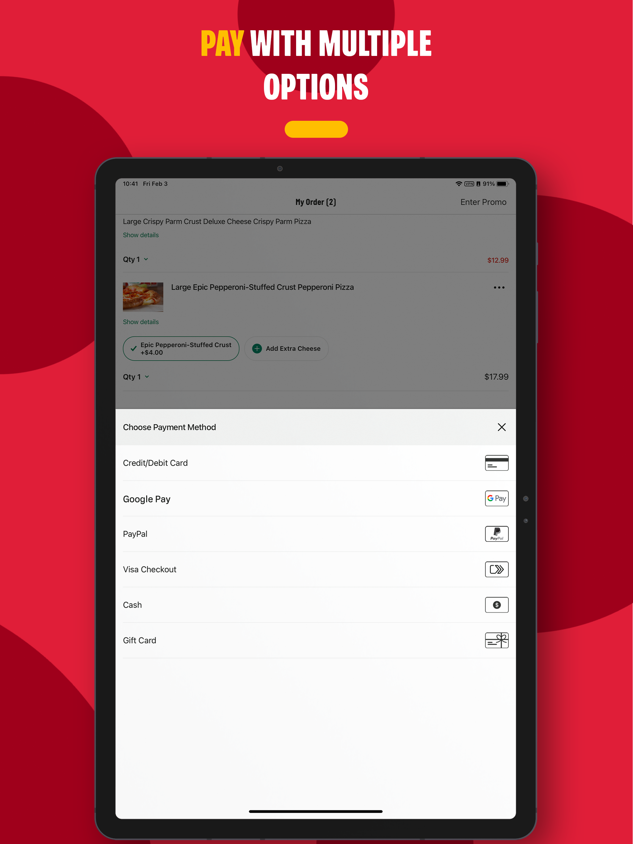 Papa Johns Pizza & Delivery 4.31.12734 APK Download by Papa John's Pizza -  APKMirror