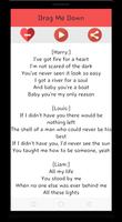 One Direction Lyrics captura de pantalla 1