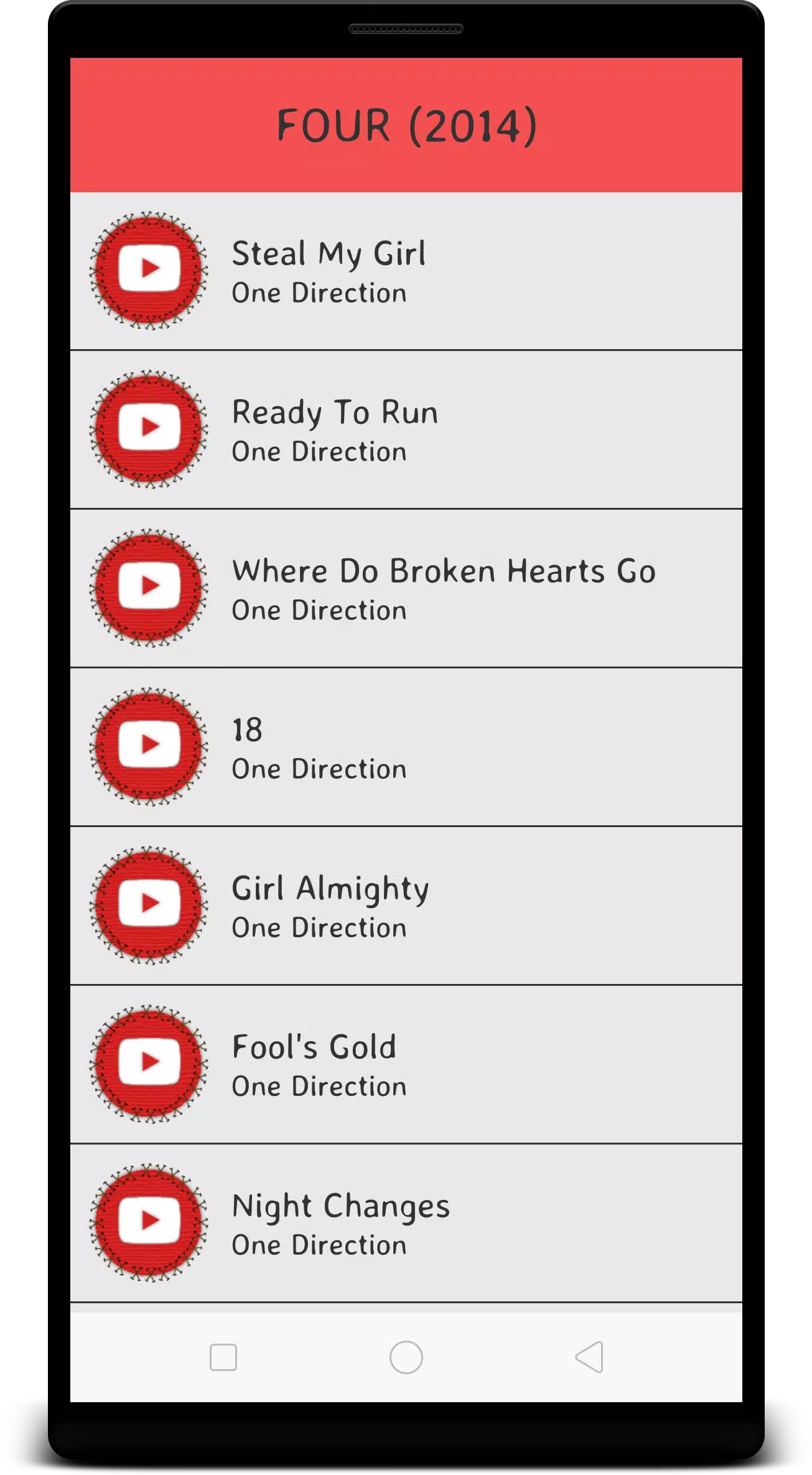 One Direction Lyrics APK for Android Download
