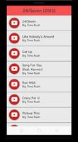 Big Time Rush Lyrics captura de pantalla 1