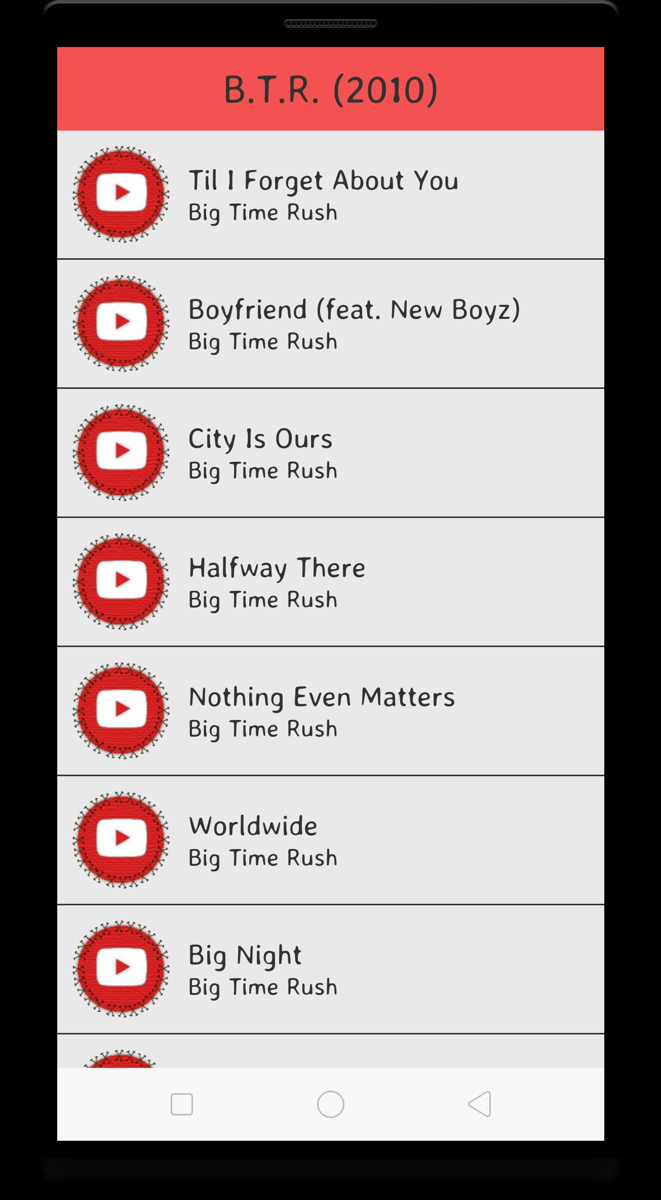 Big Time Rush Lyrics For Android Apk Download