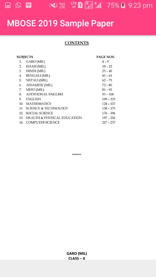 Проект 10 класс 2019 MBOSE SAMPLE PAPER 2019 CLASS 10 APK for Android Download