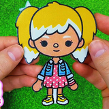 Paper Toca Dolls of Boca Craft