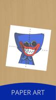Paper Fold: Huggy Wuggy Plakat