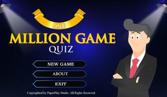 Millionaire Quiz Game Cartaz