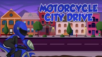 Motorcycle City Drive Plakat