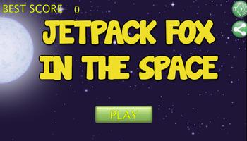Jetpack Fox In The Space-poster