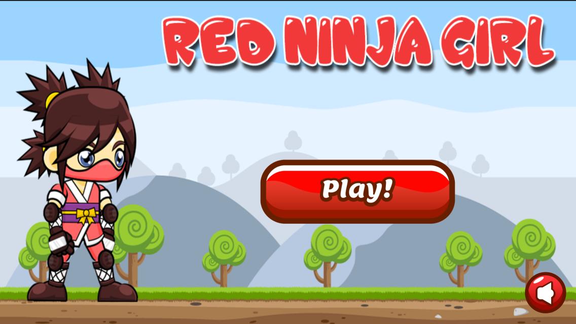 Игра красный ниндзя. Ninja girls игра.