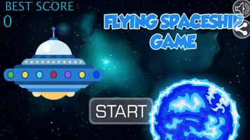 Flying Spaceship Game Affiche
