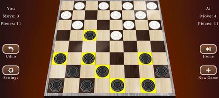 Checkers 3D Poster