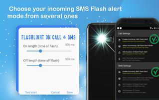 Flash Blinking Alert : Call & Sms poster