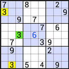 Sudoku clásico icono
