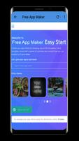 Free App Maker - Create your own app (App Creator) capture d'écran 1