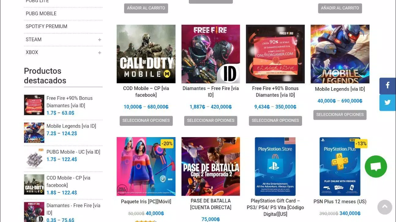 Free Fire via ID, recarga fácil en Paraguay - Only For Gamer