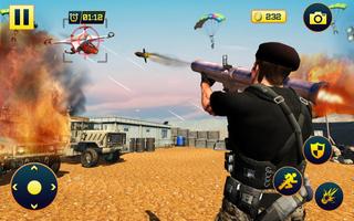 Extreme Target Strike:Parachute Shooting Game capture d'écran 1