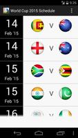 WorldCup 2015 Schedule OFFLINE to be updated 2019 poster